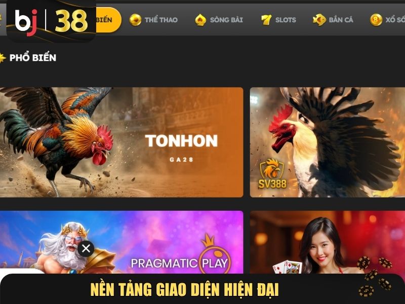 Nền tảng  giao diện hiện đại, thao tác mượt mà trên mọi thiết bị