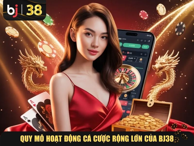 Quy mô hoạt động cá cược rộng lớn của BJ38