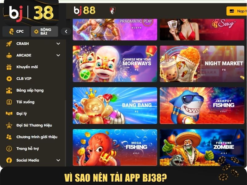 Vì sao nên tải app BJ38 thay vì truy cập website?