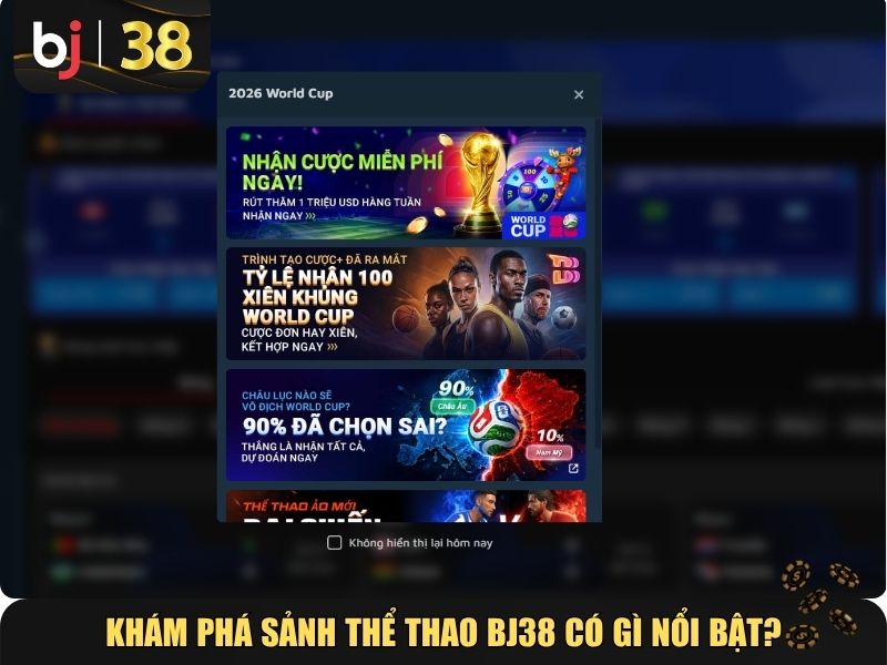 Thể Thao BJ38 – Điểm Hẹn Cá Cược Đỉnh Cao Dành Cho Người Đam Mê Thể Thao 1 Khám phá sảnh thể thao BJ38 có gì nổi bật?