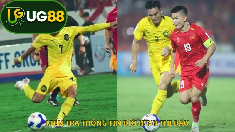 Kiểm tra thông tin đội hình thi đấu