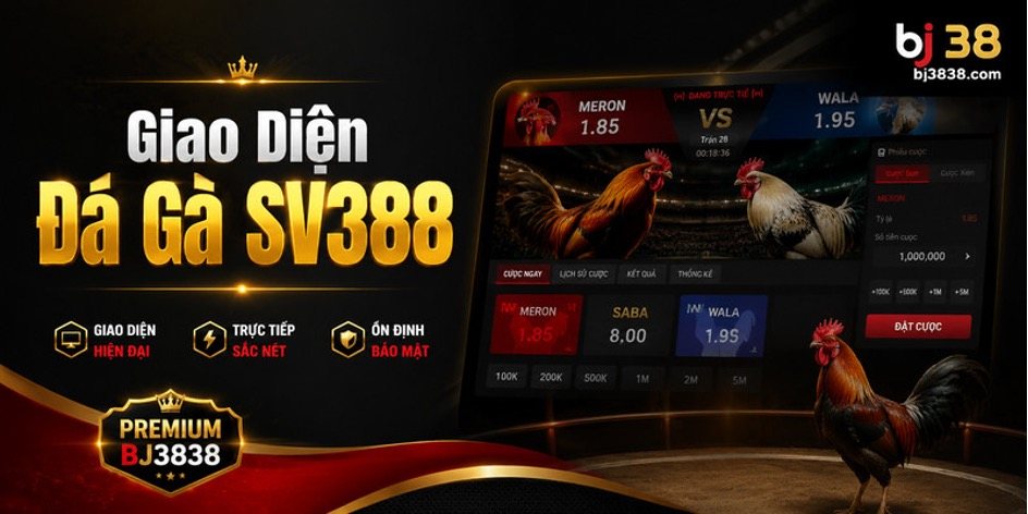 Sảnh Đá Gà SV388 Là Gì? Tổng Quan Trải Nghiệm 3 Giao diện đá gà SV388